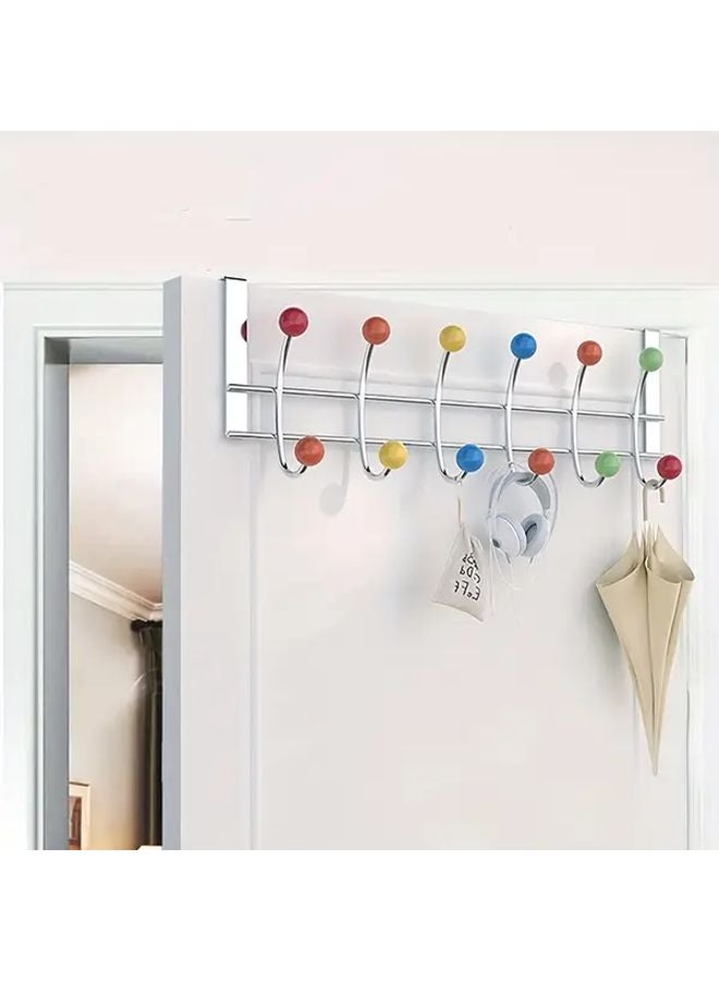 10 Pack No Drill Door Hanging Hooks Ceramic Knob for Bathroom Bedroom Laundry Room - Image 2